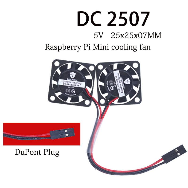 NEW DC 5V 0.11A 2507 25x25x07M - Raspberry Pi Water Cooling Kit review and price