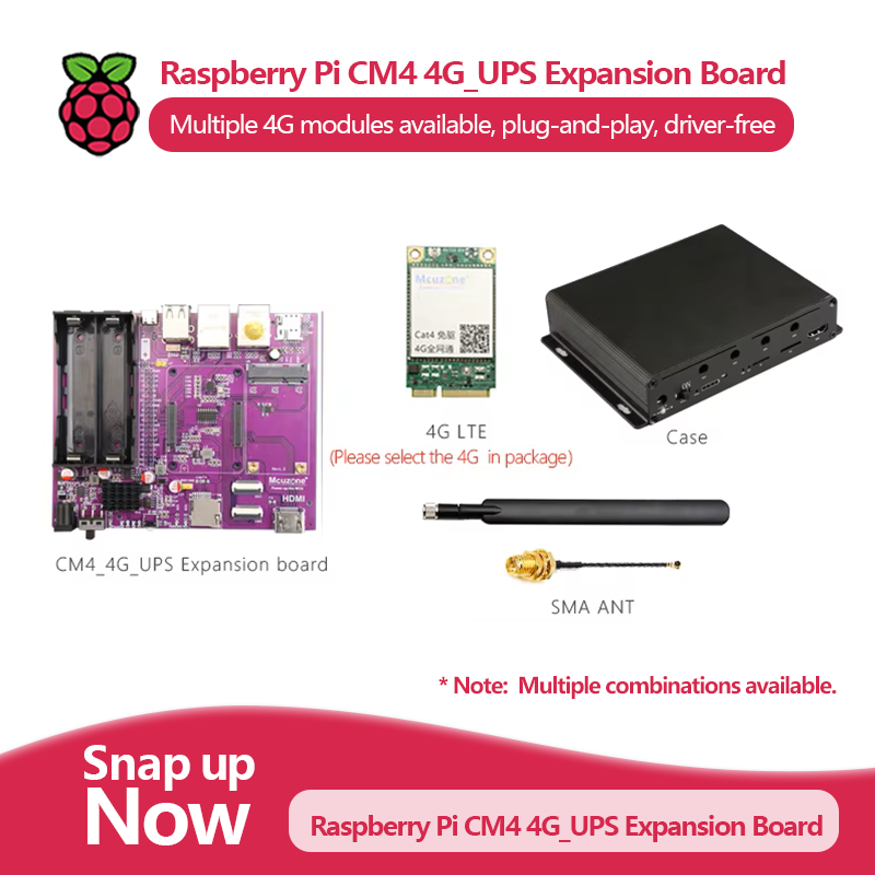 Raspberry Pi CM4 4G_UPS Uninte - Raspberry Pi Uninterrupted Power Supply Ups 18650 review and price